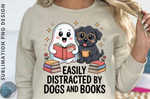 Download Dogs and Books Lover Ghost PNG - Premium Resources
