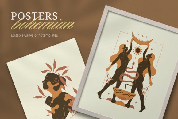 Download Posters - Bohemian Art | Canva - Bohemian art Collection