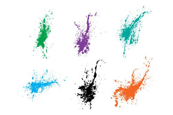 Download Colorful Ink Blot Blood Background - Background Collection