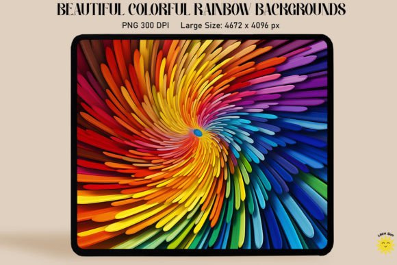 Download Colorful Rainbow Burst Backgrounds - Background Collection