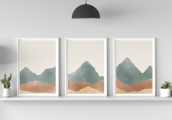Download Set of 3 Hand Painted Watercolor Art - Hand painted Collection
