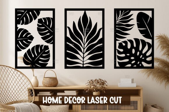 Download Monstera Set Wall Art SVG - Set wall art Collection