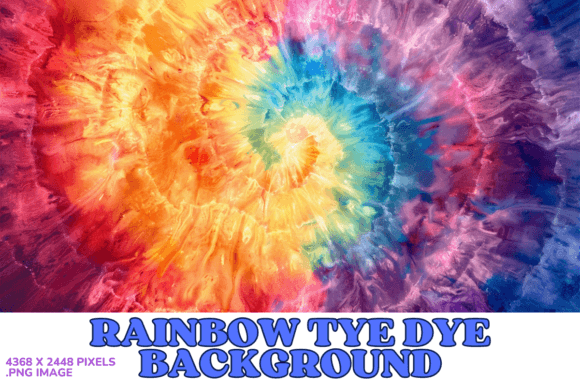 Download Rainbow Tye Dye Background Wallpaper - Background Collection