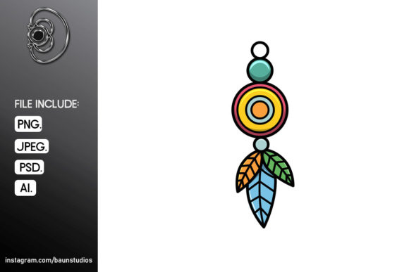 Download Hanging Decor Boho Cartoon Illustration - Decor boho Collection