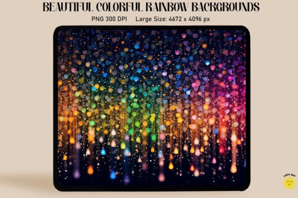 Download Colorful Rainbow Rain Backgrounds - Background Collection
